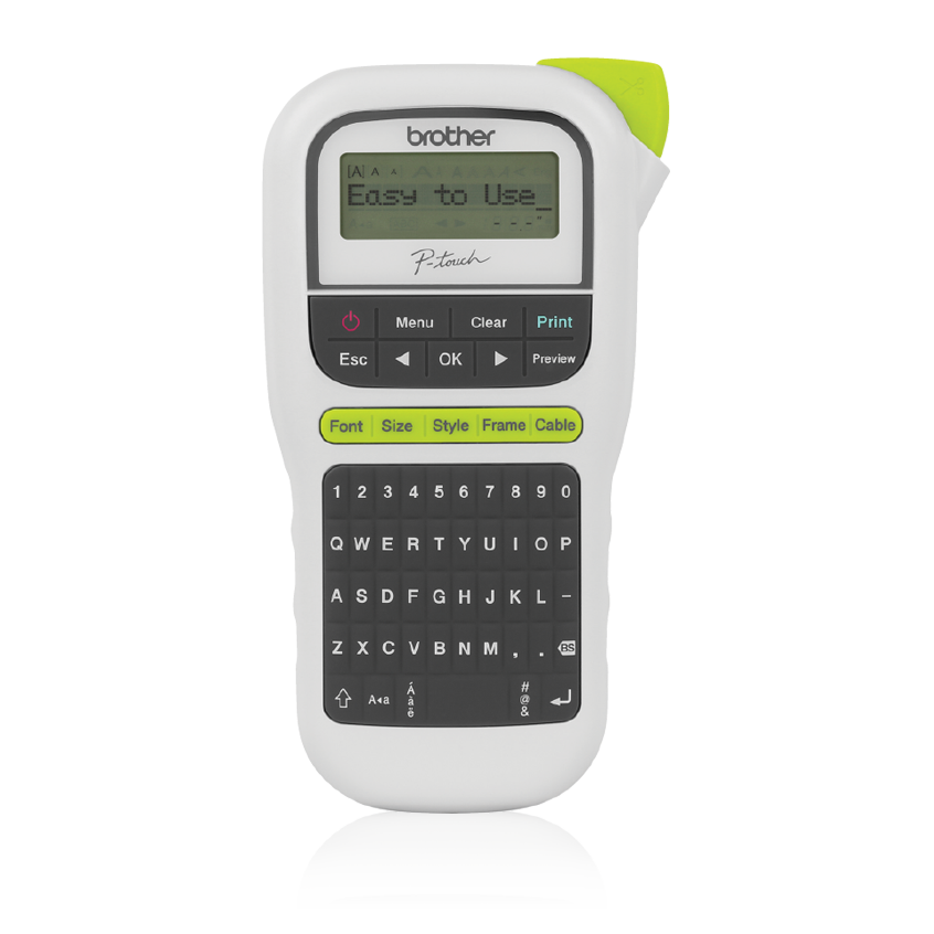 Brother PT-H110 Portable Thermal Label Maker White for sale online